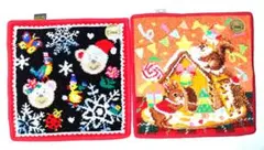 【完売品】フェイラー / クリスマス柄 / ハンカチ / ２枚セット / 未使用