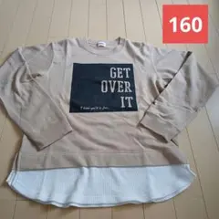 EDWIN GET OVER IT 長袖カットソー ベージュ160㎝