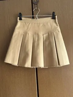 épine ベージュ プリーツスカート M ほぼ未使用 美シルエットのサムネイル