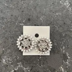 ccロゴ♡パール&キラキラピアス♡