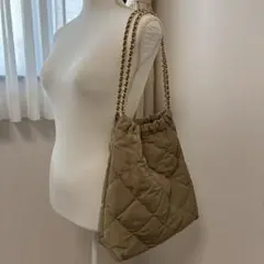 【美品】ユナイテッドアローズ　チェーンバッグ ショルダーバッグ　ベージュのサムネイル