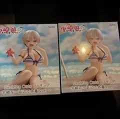 Desktop Cute フィギュア 宇崎花 浜辺で水着ver. 2個セット