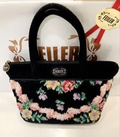 マコ様専用❣️FEILER フェイラー　ミニトート　ハンドバッグ　シェニール織