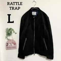 《美品》ラトルトラップ スウェード フェイクレザーシングルライダース メンズ
