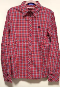 【ブルーレーベル】バーバリーチェック柄シャツＭ（38）サイズ