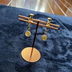 天然石 ルチルクォーツ イヤリング♡