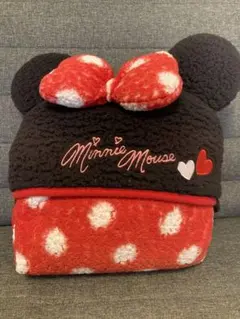 ディズニー ミニーちゃん 4wayフード付きブランケット ポンチョ