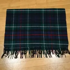 GlenPrinceグレンプリンス☆ラムウールクラシックタータンチェックストール