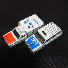 М　マジョレット　救急車　Jeep　チェロキー　ジャンク　セット