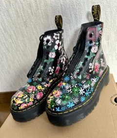 Dr.Martens ドクターマーチン シンクレア 花柄 厚底 ブーツ UK4