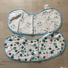 ベビー スタイ 2枚セット 星と鳥のデザイン