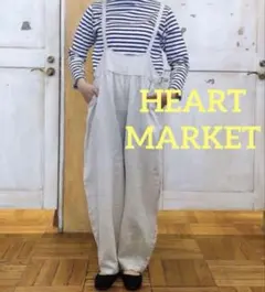 リボンサスペンダーパンツ　アイボリー　ハートマーケット　サロペットのサムネイル