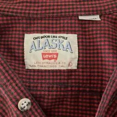 Levi's Alaska USA製　ネルシャツ