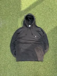 Champion 目あり サンフェード パーカー ブラック