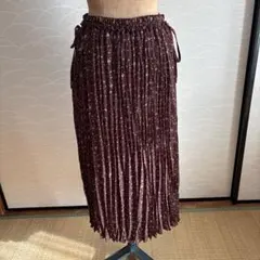 大幅値下げ❕アースミュージックアンドエコロジー　花柄プリーツロングスカート