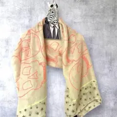CODELLO コッデロ　スカル柄 大判ショール　ストール