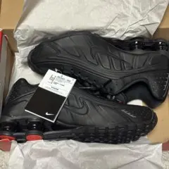 NIKE SHOX R4 BLACK/BLACK-BLACK-MAXORANGE