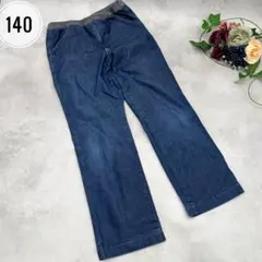 familiarファミリア デニム風 ロングパンツ 裏起毛