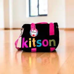 kitson トートバッグ 黒/ピンク