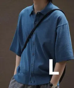 T/C BASIC HALF SLEEVE KNIT SHIRTのサムネイル
