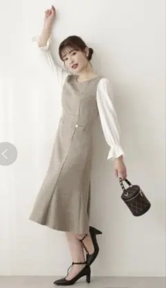 PROPORTION BODY DRESSING ツィードマーメイドワンピース