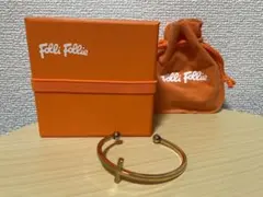 フォリフォリ　バングル　ブレスレット　ゴールド