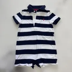 Polo Ralph Lauren ボーダー　ラルフローレン　ロンパースのサムネイル