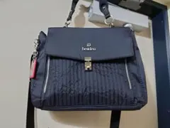【新品・未使用品】 beside-u "ベネッサ" 2WAYハンドバッグ