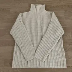 FREAK'S STORE アイボリー ハイネックニット