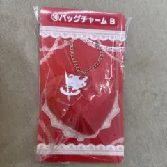 サンリオあたりくじ　ハローキティ バッグチャーム B 赤