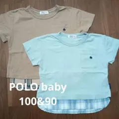 POLO Baby Tシャツ 90, 100サイズ 2枚セット