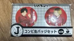 ハイキュー　一番くじ　缶バッチ　J賞