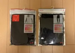 【新品】ユニクロ ヒートテック 上下セット L メンズ タイツ シームレス 半袖