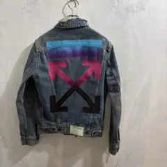 Off-White デニムジャケット グラデーション アローのサムネイル