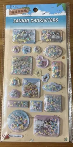 ハローキティ サンリオキャラクター シールセット 日焼けキティ　MINISO