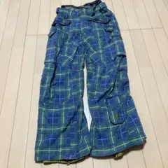 【HELLY HANSEN】スノーボードパンツ M SAMPLE品 チェック柄