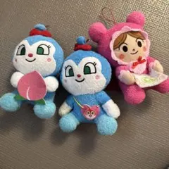 こきんちゃん2体、あかちゃんまん1体　ぬいぐるみ