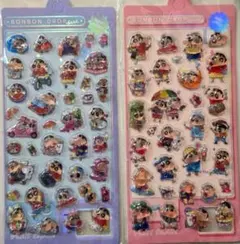 クレヨンしんちゃん♡ボンボンドロップシール２枚セット