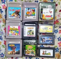 GB・GBC・GBAソフト１０本セット売り【動作確認済み】【１本当たり¥３００】
