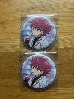 イナズマイレブン コラボカフェ本舗 きゃらドリ 頭身缶バッジ　野坂悠馬　2個