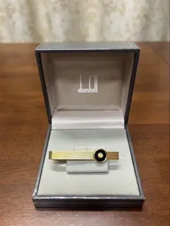 dunhill ゴールド ブラック ネクタイピン