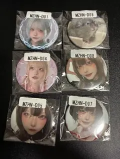 水羽えと　ウェブポン　缶バッジ　6種セット　コスプレイヤー