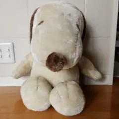 スヌーピーぬいぐるみ 中型 60センチベージュ