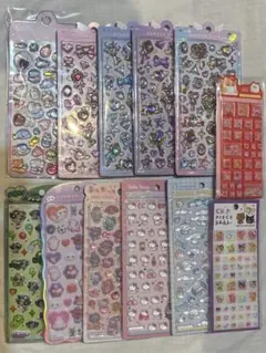 正規品　ボンボンドロップシール　コットンパフィなど　12枚セット