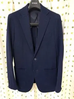 SHIPS シップス ジャケット Lanificio di Pray 紺 S