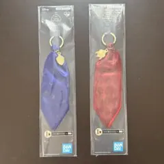 ネクタイ風モチーフチャーム　2点セット