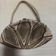 ビーズ刺繍 パーティーバッグ ハンドバッグ
