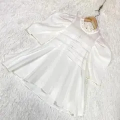 『DESIGN WORKS』(38) オーガンジーフロントプリーツブラウスのサムネイル