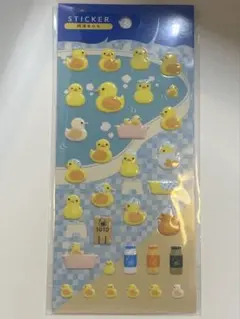 銭湯あひる　ぷくっとシール