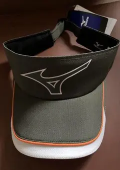 【新品】Mizunoゴルフミズノサンバイザー　カーキ56〜60㌢のサムネイル